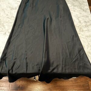 Astr Black Asymmetrical Maxi Skirt